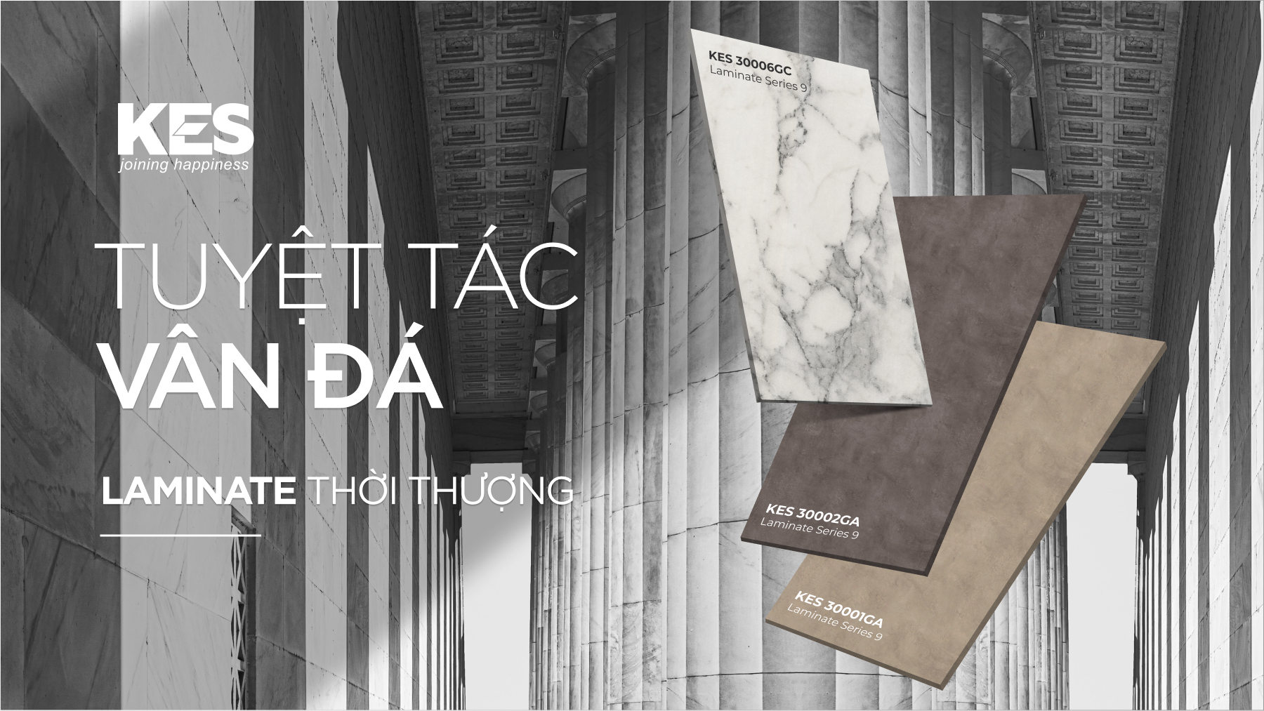 Định hình phong cách sống cùng 3 tuyệt tác vân đá Laminate thời thượng